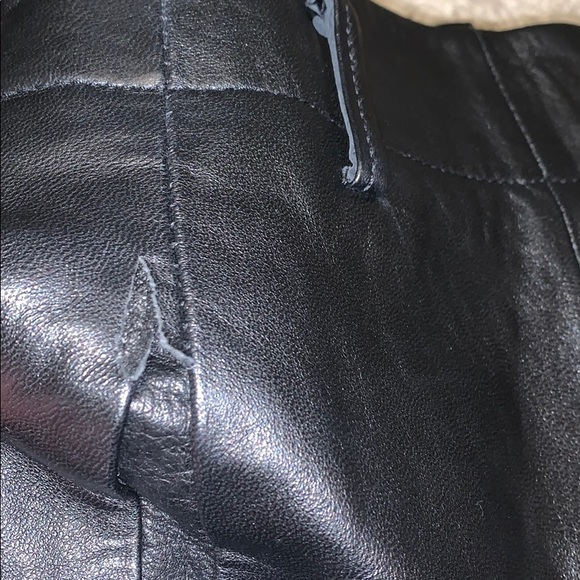 ASOS Leather Paperbag High Waist Pant - Picture 11 of 11